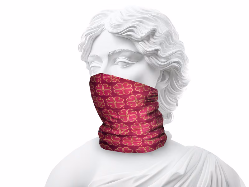 Multipurpose neck gaiter Delphin QUEEN 4LOVE Daugiafunkcis getras ant kaklo
