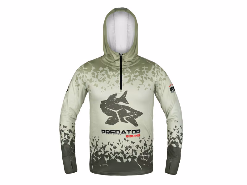 Hooded T-shirt Delphin UV ARMOR 50+ Predator