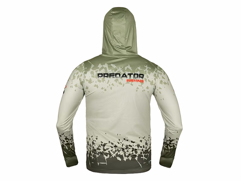 Hooded T-shirt Delphin UV ARMOR 50+ Predator