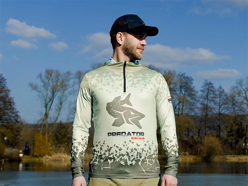 Hooded T-shirt Delphin UV ARMOR 50+ Predator