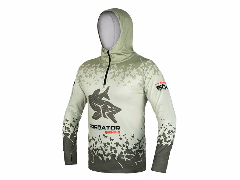 Hooded T-shirt Delphin UV ARMOR 50+ Predator
