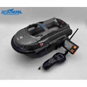 Boatman Vulcan V2 Carbon Pro Bait Boat. Auto Pilot GPS, 300M Sonar