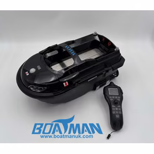 Boatman Vulcan V2 Black GPS Bait Boat. 16 Stored Locations, 60 Satellites
