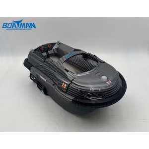 Boatman Vulcan V2 Carbon GPS Bait Boat. 16 Stored Locations, 60 Satellites