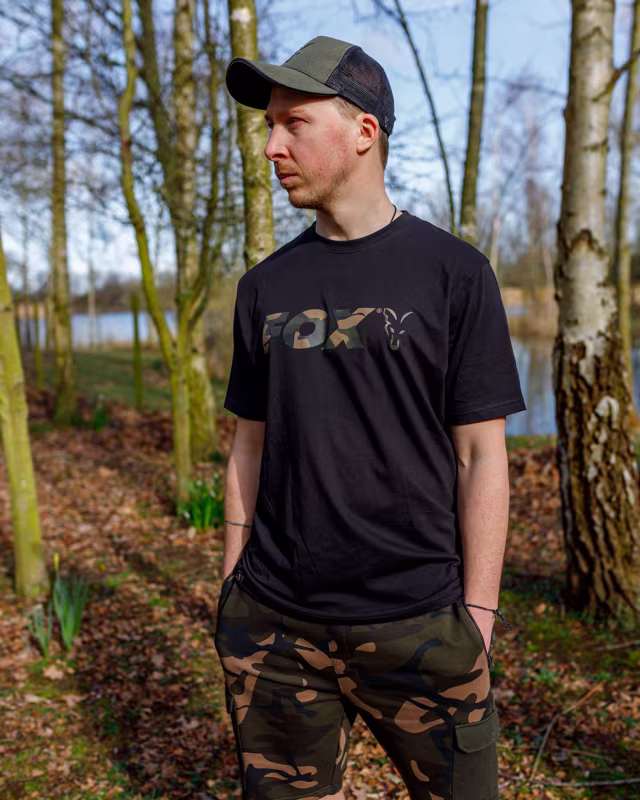 Fox Black Camo Logo T-Shirt