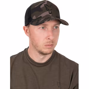 Fox Black Camo Trucker