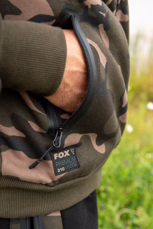 Fox Camo Full Zip Premium 310 Hoodie