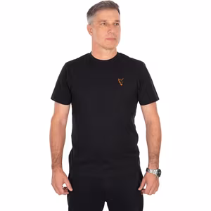 Fox Classic T Black Orange