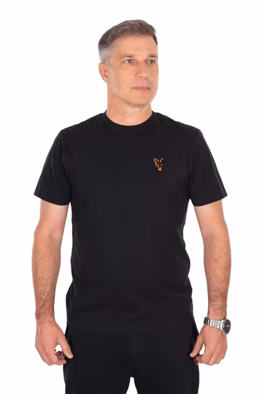 Fox Classic T - Black / Orange - 2XL
