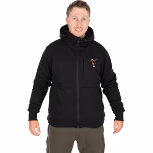 Fox Collection Sherpa Hoody Black/Orange