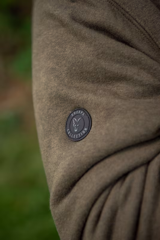 Fox Collection Sherpa Hoody Black/Orange
