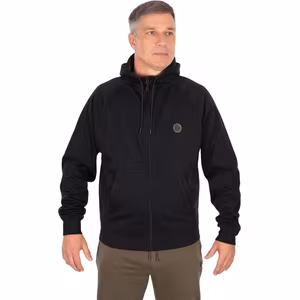Fox Collection Zipped Hoody Black