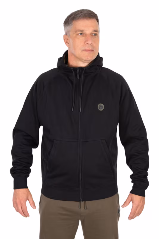 Fox Collection Zipped Hoody - Black - XL