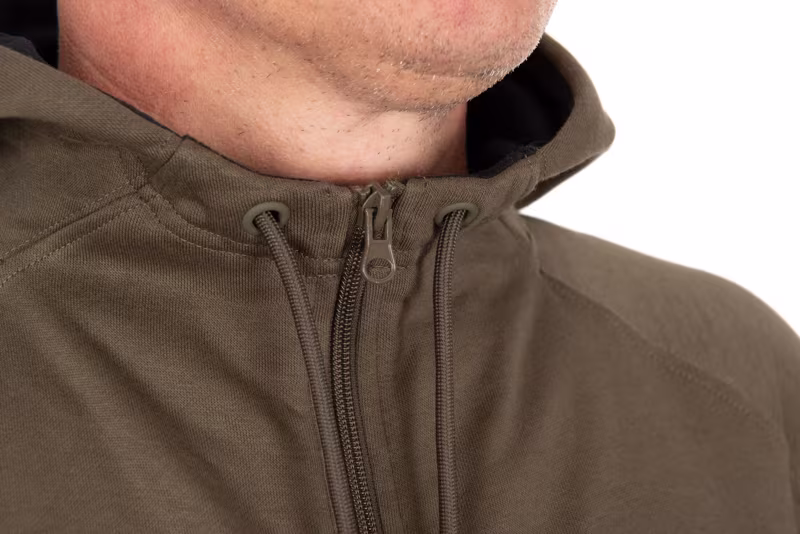 Fox Collection Zipped Hoody Green