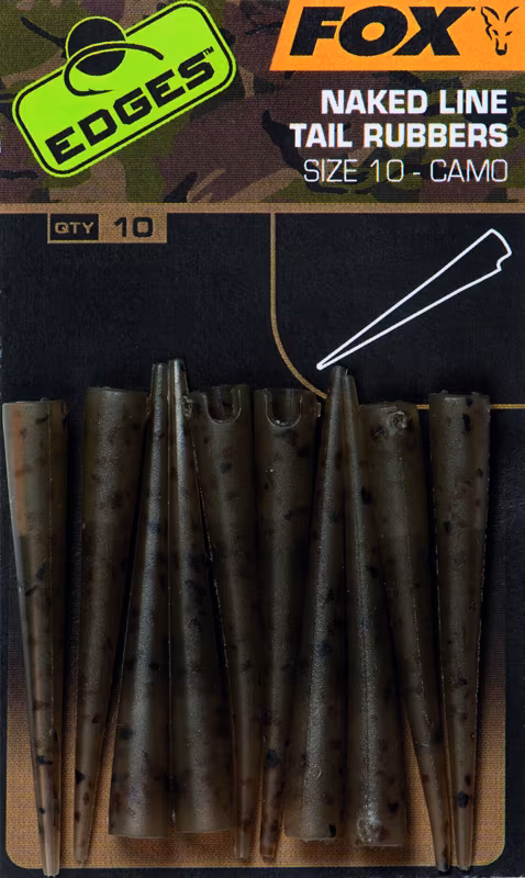 Fox Edges Camo Naked Line Tail Rubbers