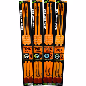 Fox Edges Curve Short Camotex Semi Stiff Ready Rigs