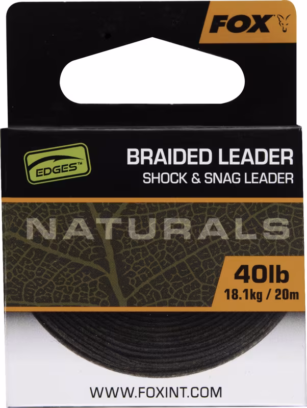 Fox Edges Naturals Braided Leader