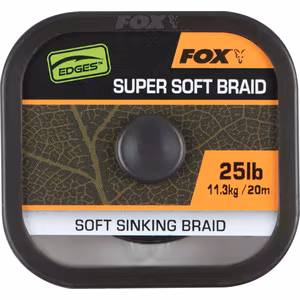 Fox Edges Naturals Super Soft Braided Hooklength 20m 20lb 9.1kg