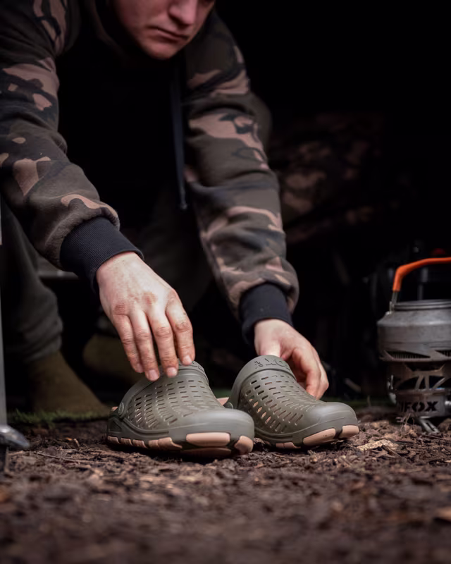 Fox Khaki Clogs