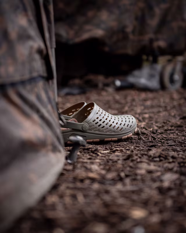 Fox Khaki Clogs