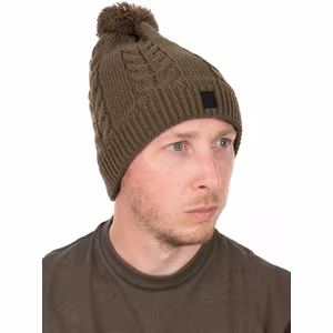 Fox Khaki Knitted Bobble