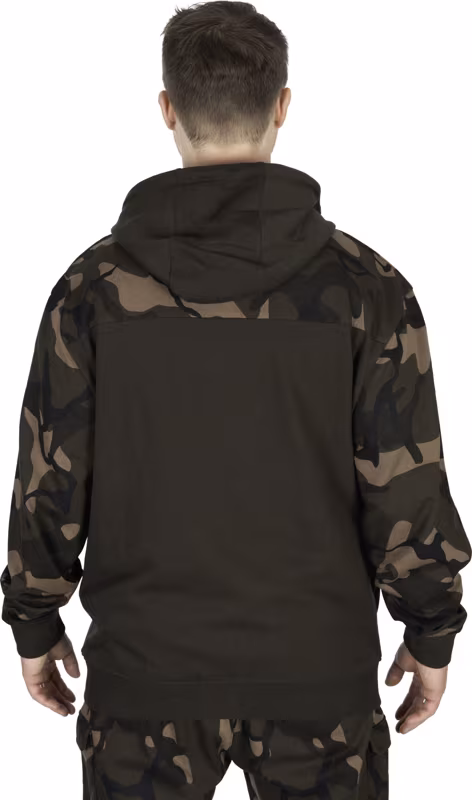 Fox LW Khaki Camo Split Zip Hoody