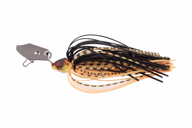 Fox Rage Bladed Jig 7g Black & Gold