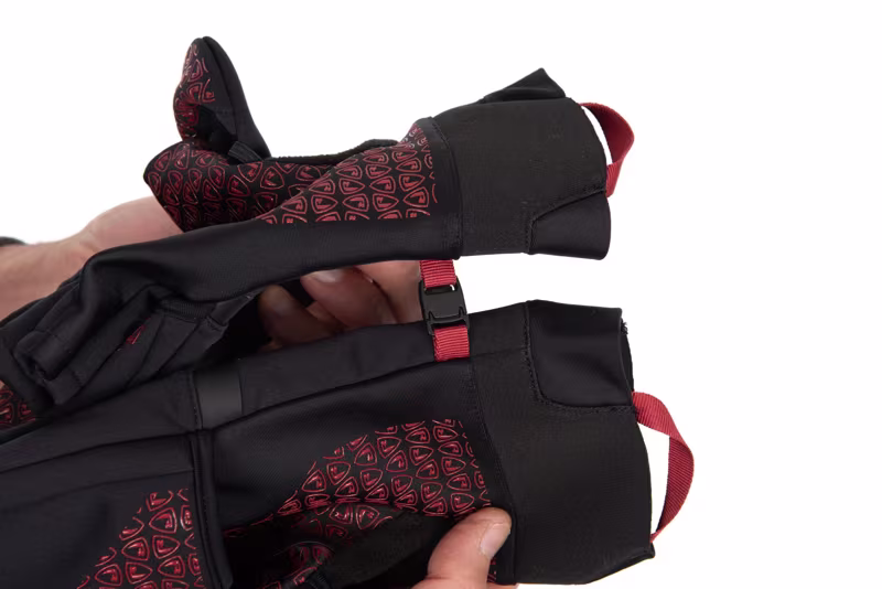 Fox Rage Fingerless Mitten Gloves
