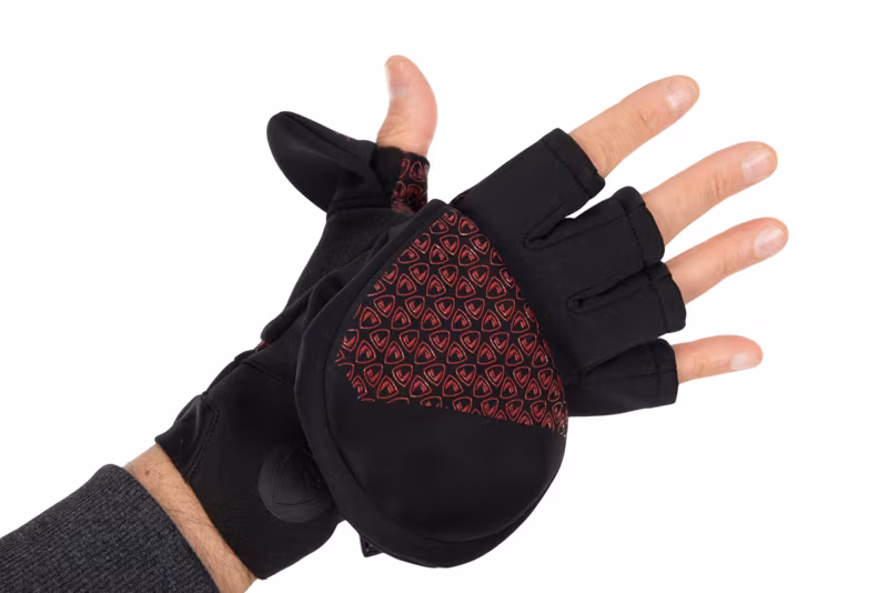 Fox Rage Fingerless Mitten Gloves