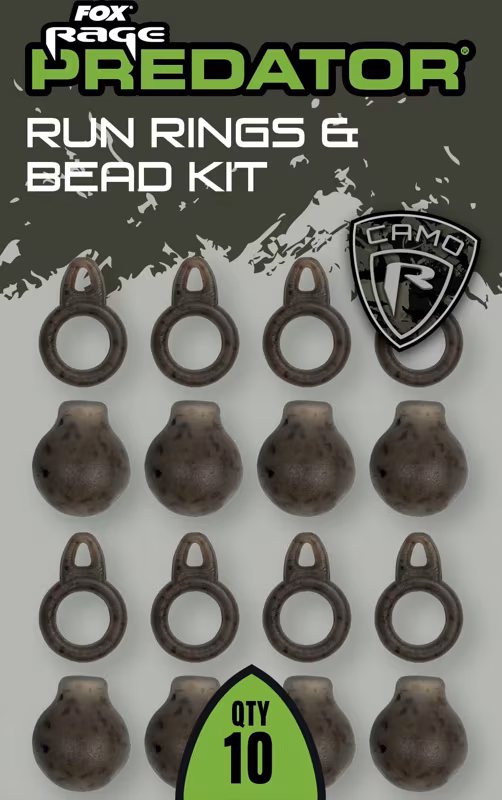 Fox Rage Predator Camo Run Rings & Bead Kit