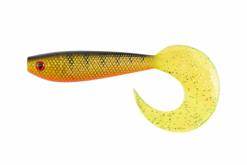 Fox Rage Pro Grub 10cm/4" x 30pcs - UV Natural Perch