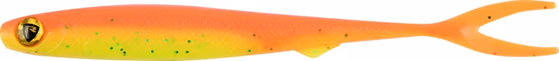 Fox Rage Slick Finesse Super Soft 13cm 5cm UV Orange Chartreuse 35pcs