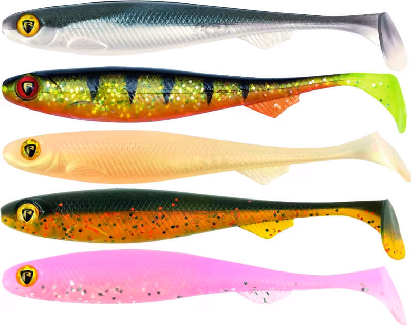 Fox Rage Slick Shad 11cm 4pcs Mixed UV Colour Pack 4pcs