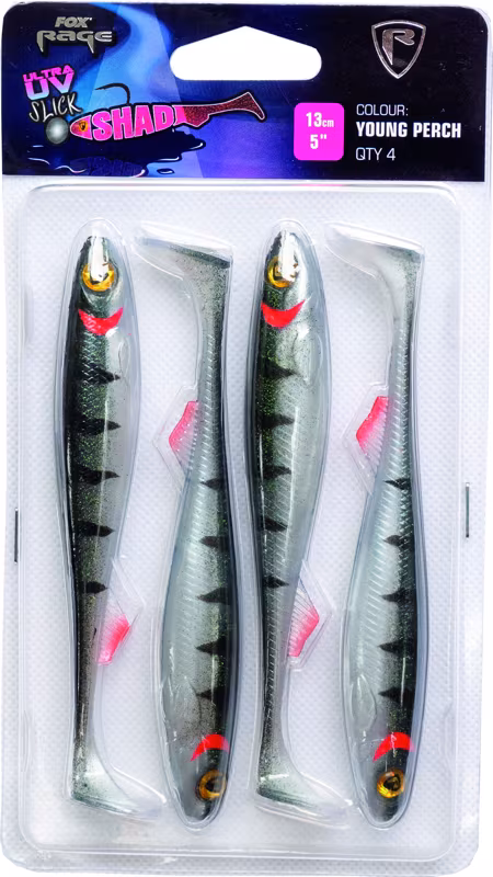 Fox Rage Slick Shad Packs UV Young Perch