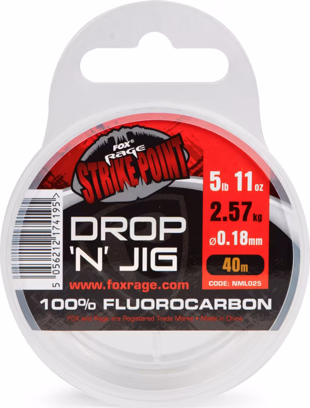 Fox Rage Strike Point Drop N Jig Fluorocarbon