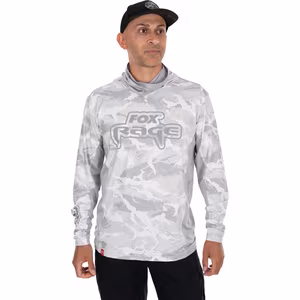 Fox Rage UV Hooded Light Camo Top
