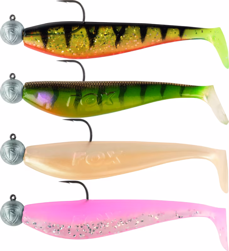 Fox Rage Zander Pro Shad Loaded UV Mixed Colour Packs 1