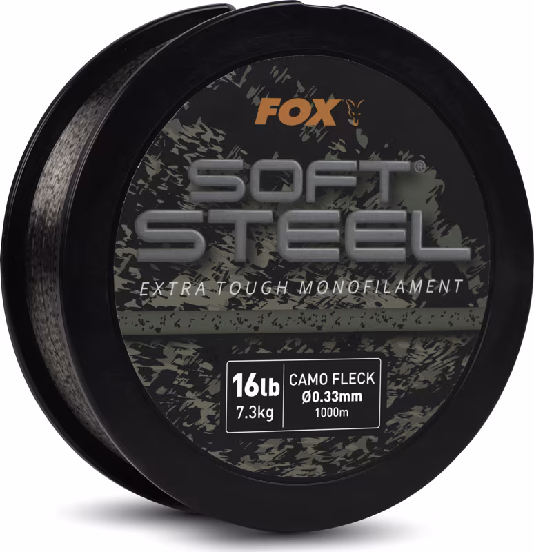 Fox Soft Steel Fleck Camo Mono 16lb 7.3kg 0.33mm 1000m