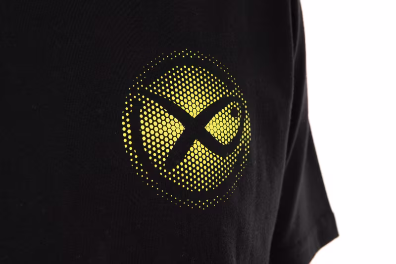 Matrix Large Fade Logo T-Shirt - Black/Lime