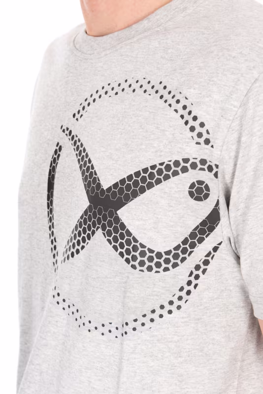 Matrix Large Mesh Logo T-Shirt - Grey