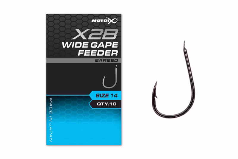Matrix X2B Wide Gape Feeder Size 14 Barbed