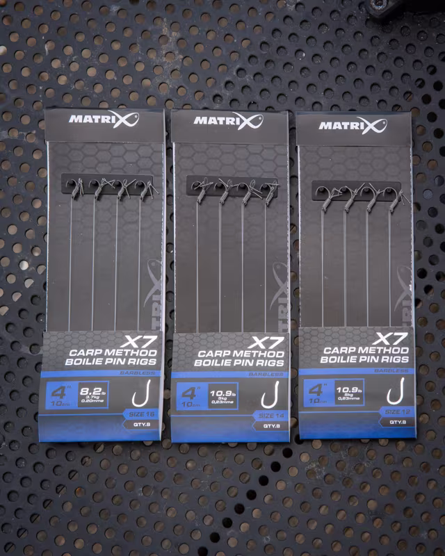 Matrix X7 Carp Method Boilie Pin Rigs