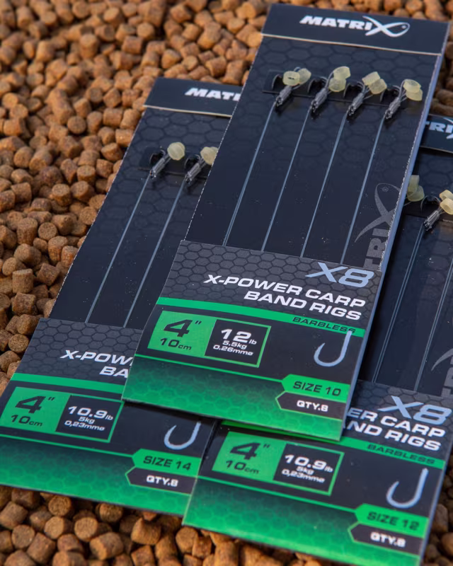 Matrix X8 X Power Carp Band Rigs