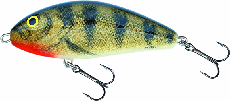 Salmo Fatso Floating 12cm Emerald Perch