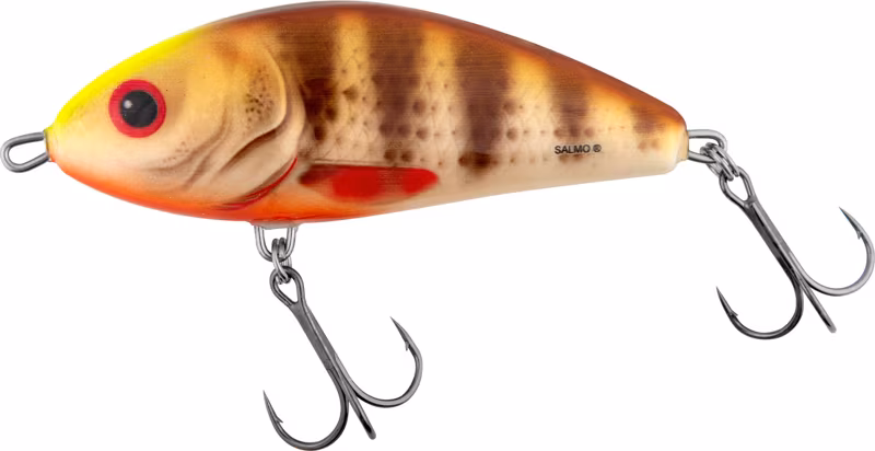 Salmo Fatso Sinking 10cm Spotted Brown Perch