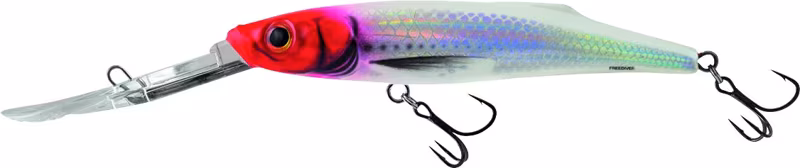 Salmo Freediver Super Deep Runner Floating 7cm Holographic Red Head