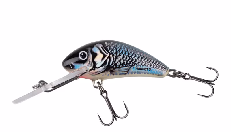 Salmo Hornet 4cm Sinking Holographic Grey Shiner