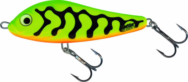 Salmo Rattlin' Slider Sinking 11cm Green Tiger