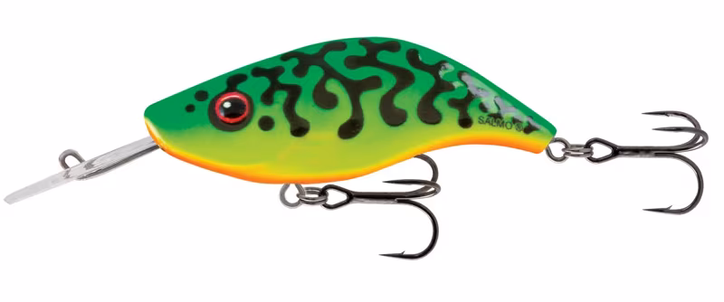 Salmo Sparky Shad 4cm Floating GREEN TIGER