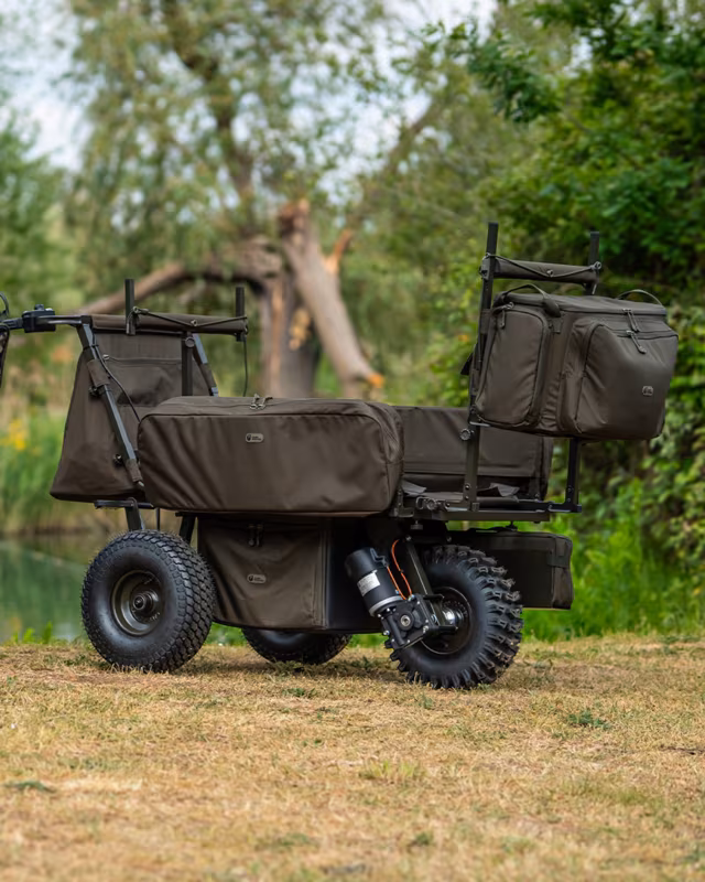 Carp Porter Large Front Barrow Bag Green w/Front Ledge